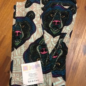 Rare Mosaic Bear Leggings